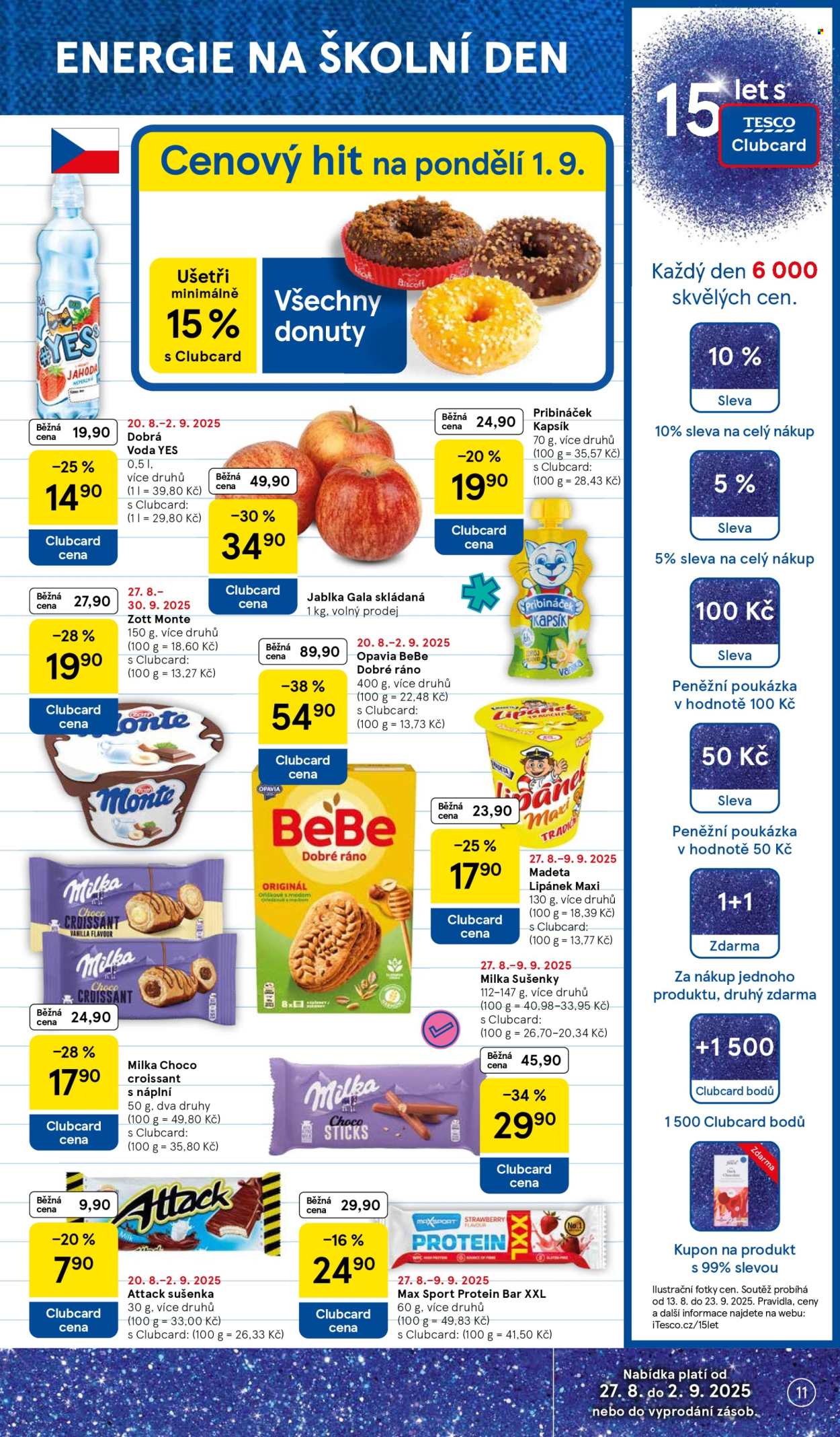 Leták TESCO - 27.8.2025 - 2.9.2025. Strana 11