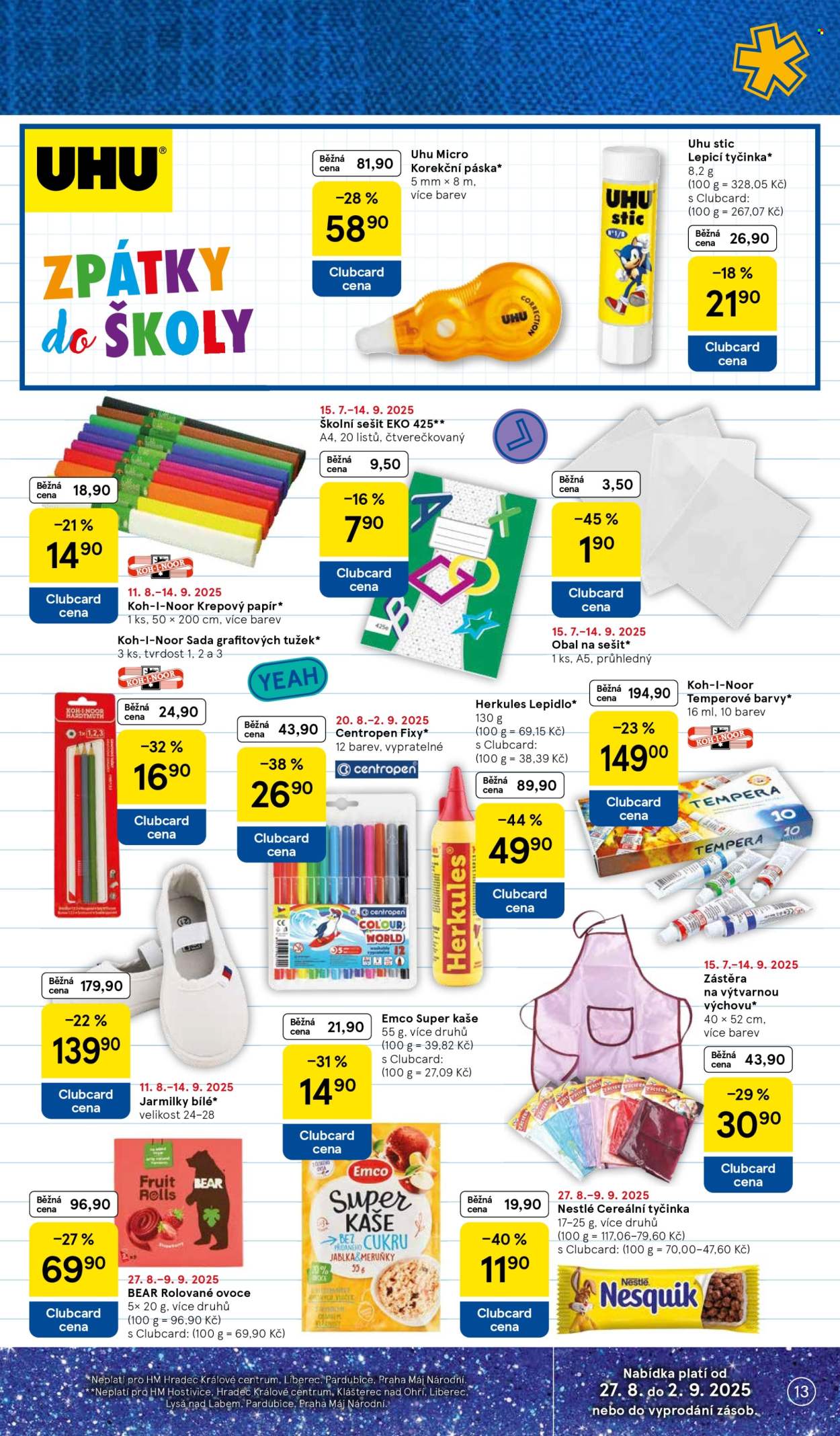 Leták TESCO - 27.8.2025 - 2.9.2025. Strana 13