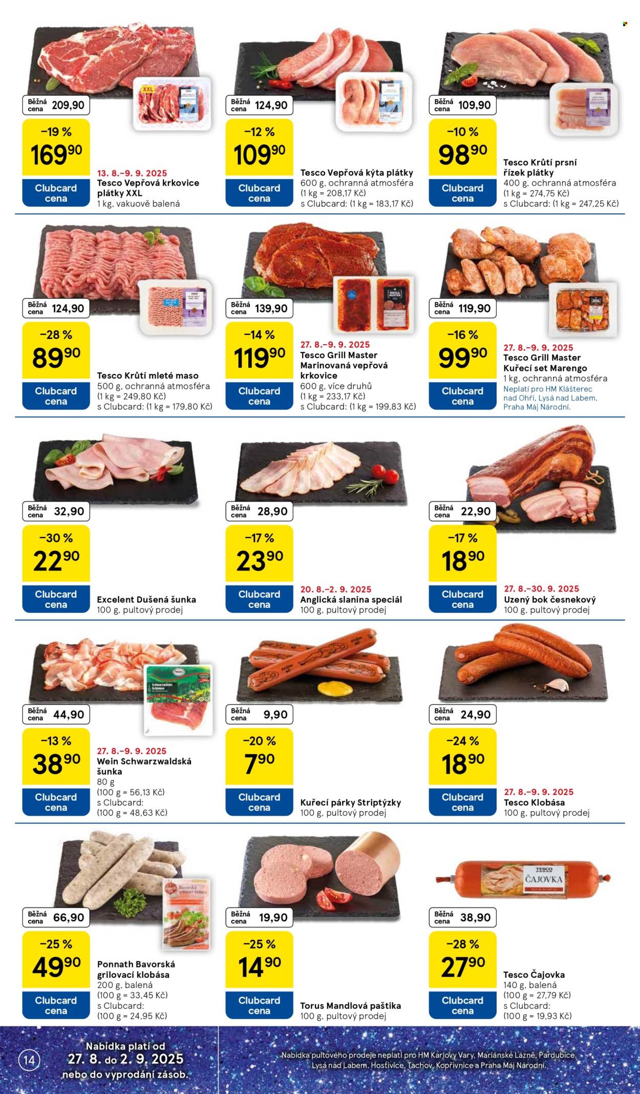 Leták TESCO - 27.8.2025 - 2.9.2025. Strana 14
