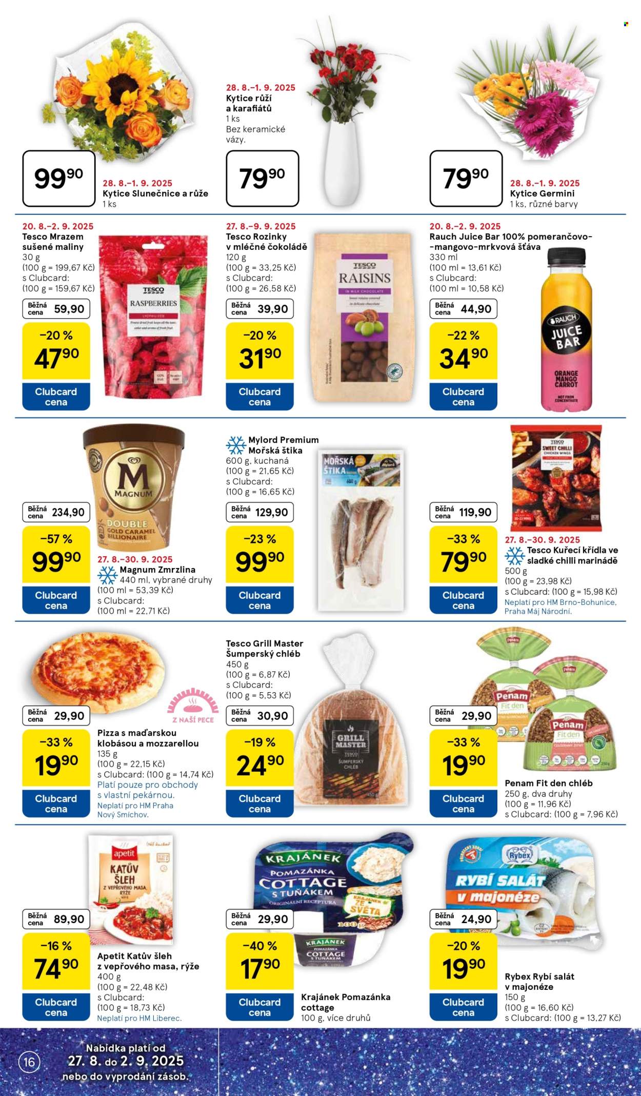 Leták TESCO - 27.8.2025 - 2.9.2025. Strana 16