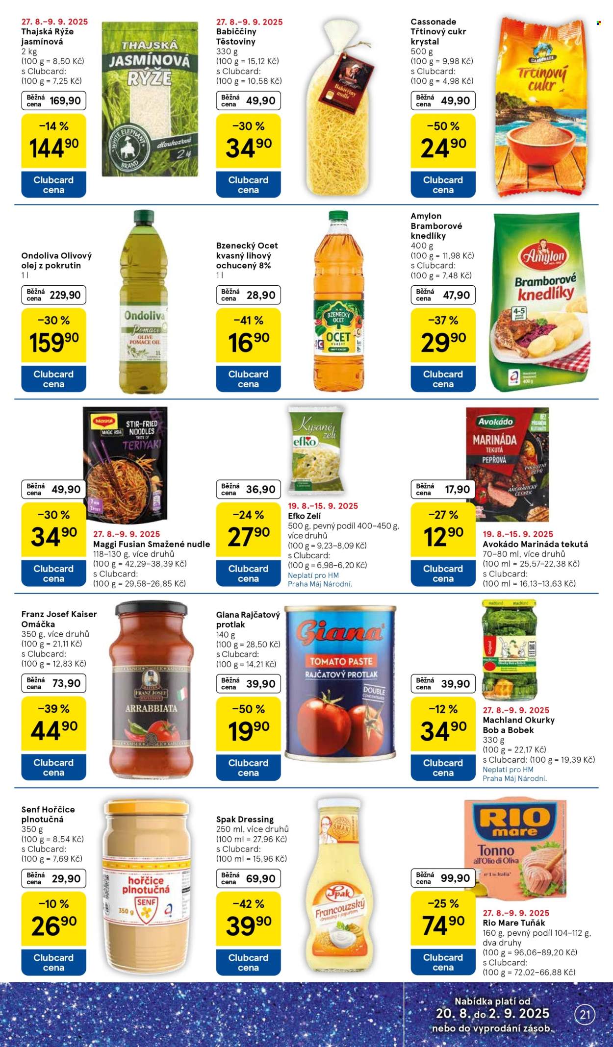 Leták TESCO - 27.8.2025 - 2.9.2025. Strana 21
