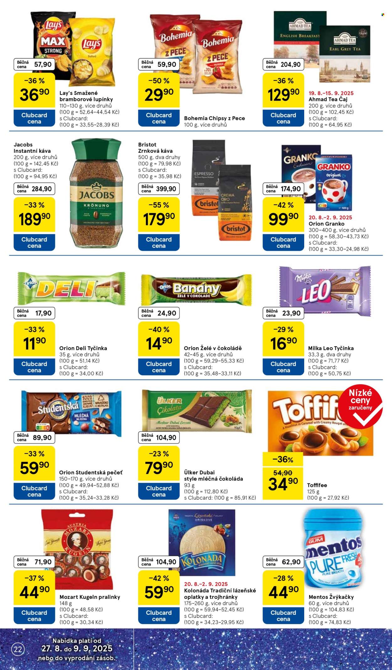 Leták TESCO - 27.8.2025 - 2.9.2025. Strana 22