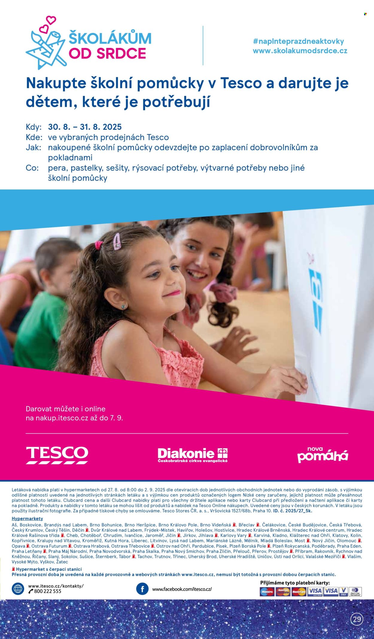 Leták TESCO - 27.8.2025 - 2.9.2025. Strana 29