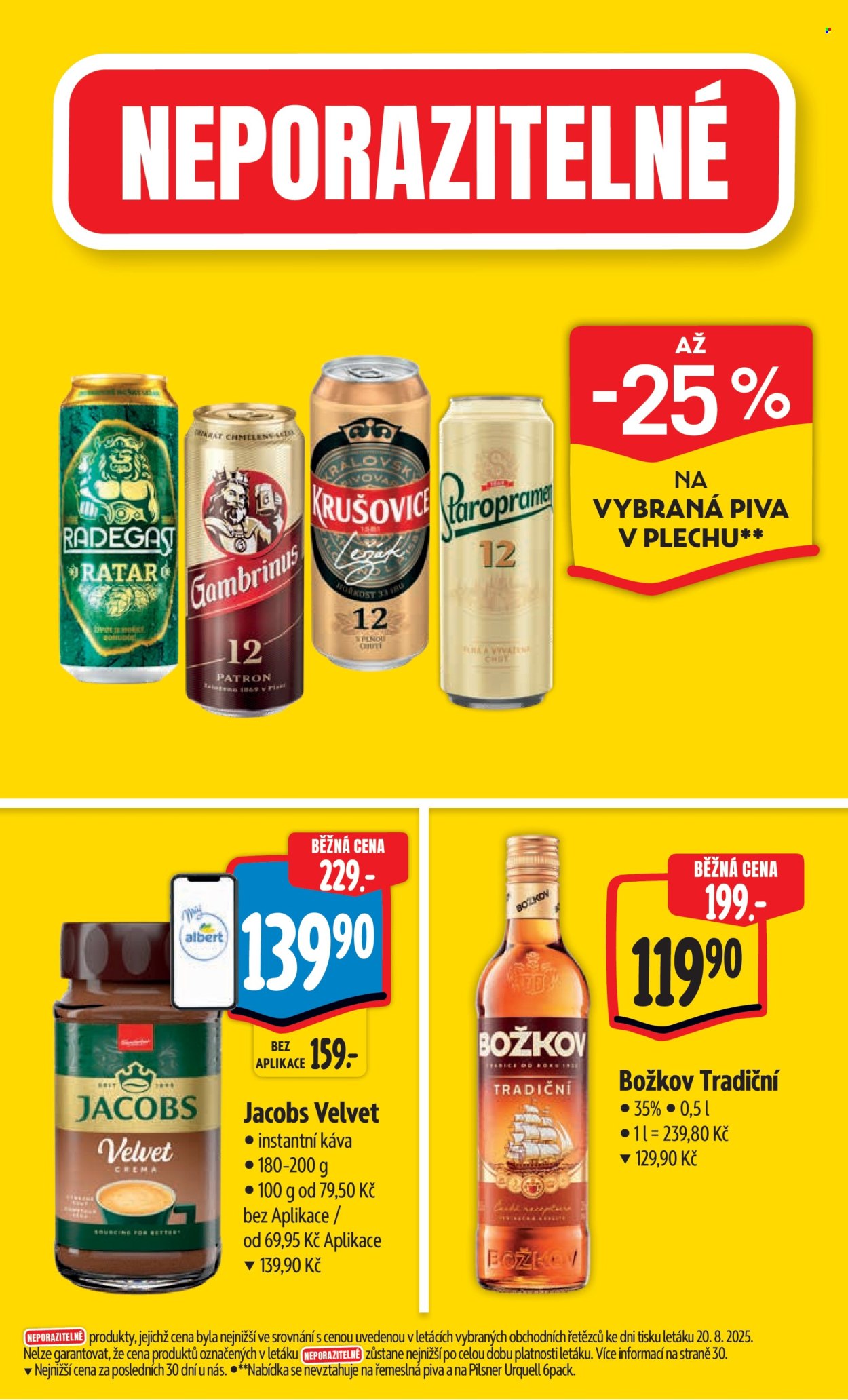 Leták Albert Hypermarket - 27.8.2025 - 2.9.2025. Strana 5
