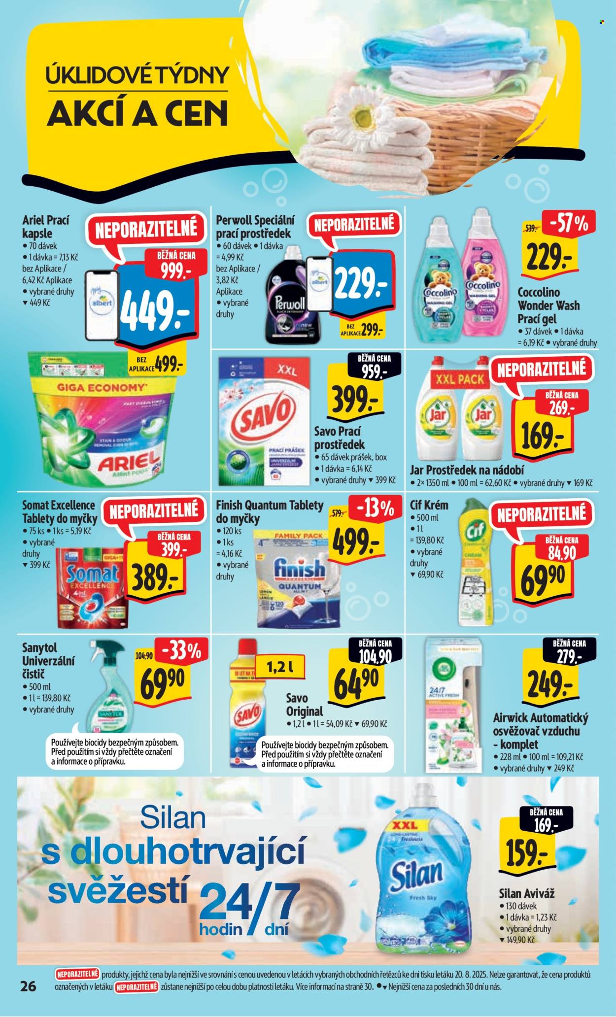 Leták Albert Hypermarket - 27.8.2025 - 2.9.2025. Strana 34