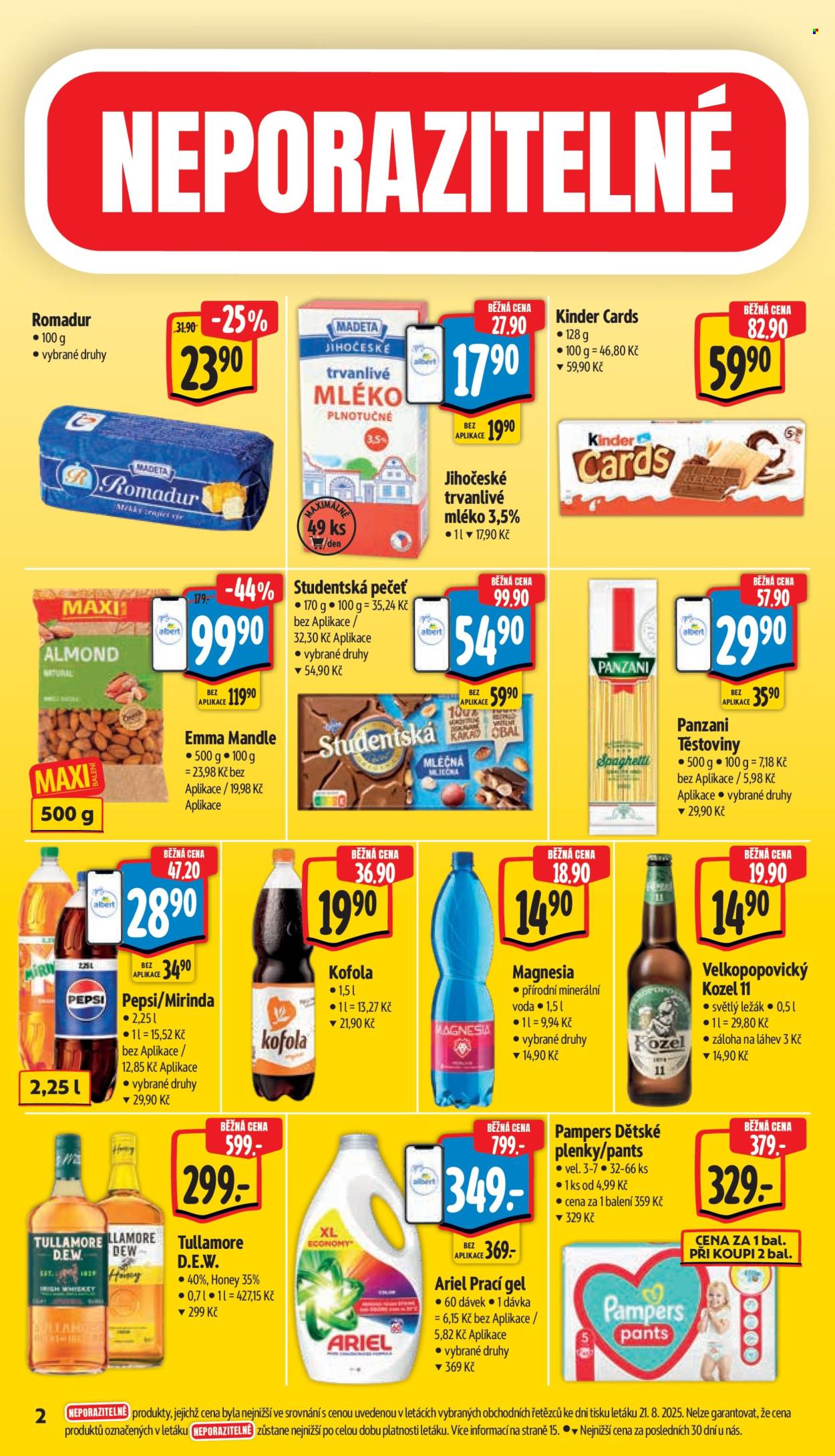 Leták Albert Supermarket - 27.8.2025 - 2.9.2025. Strana 6