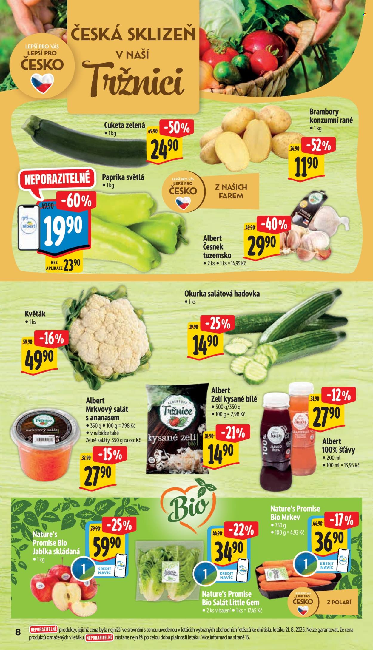 Leták Albert Supermarket - 27.8.2025 - 2.9.2025. Strana 14