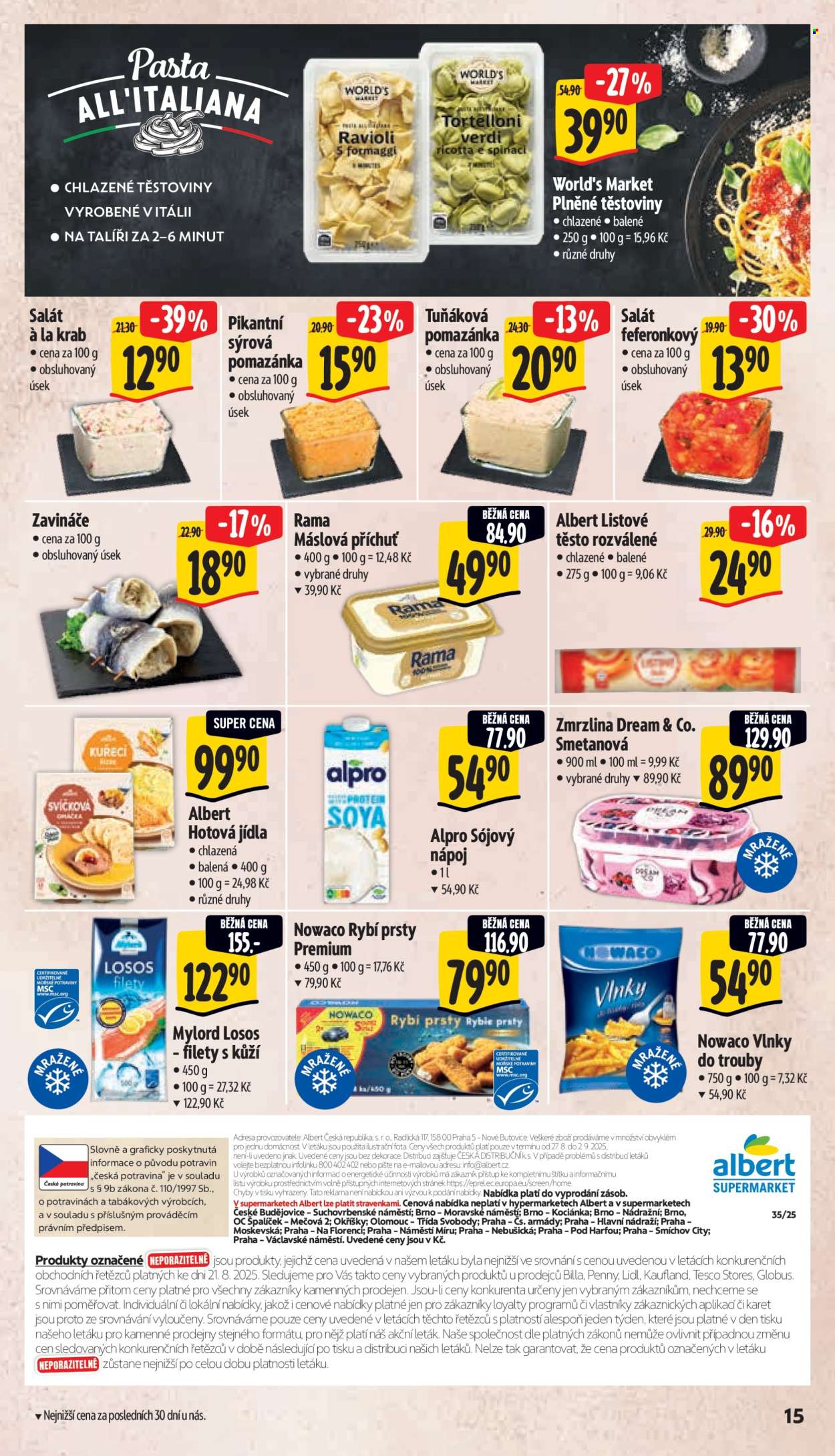 Leták Albert Supermarket - 27.8.2025 - 2.9.2025. Strana 23