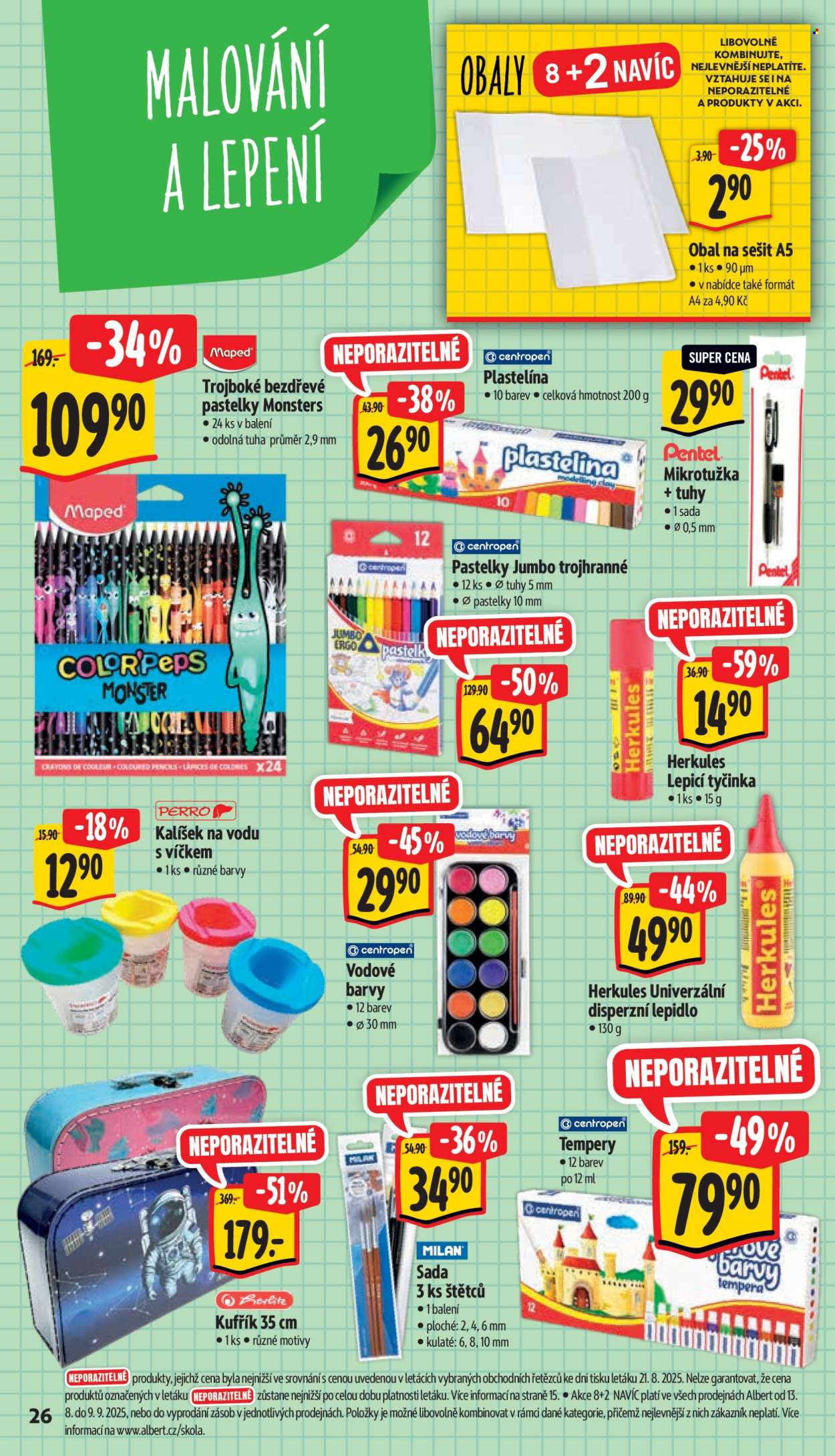 Leták Albert Supermarket - 27.8.2025 - 2.9.2025. Strana 34