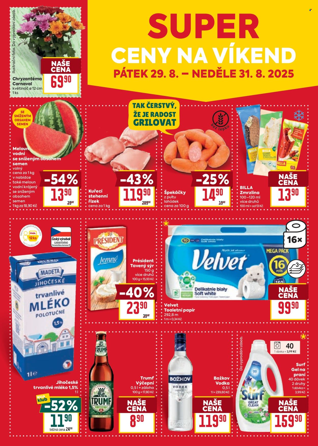 Leták BILLA - 27.8.2025 - 2.9.2025. Strana 33