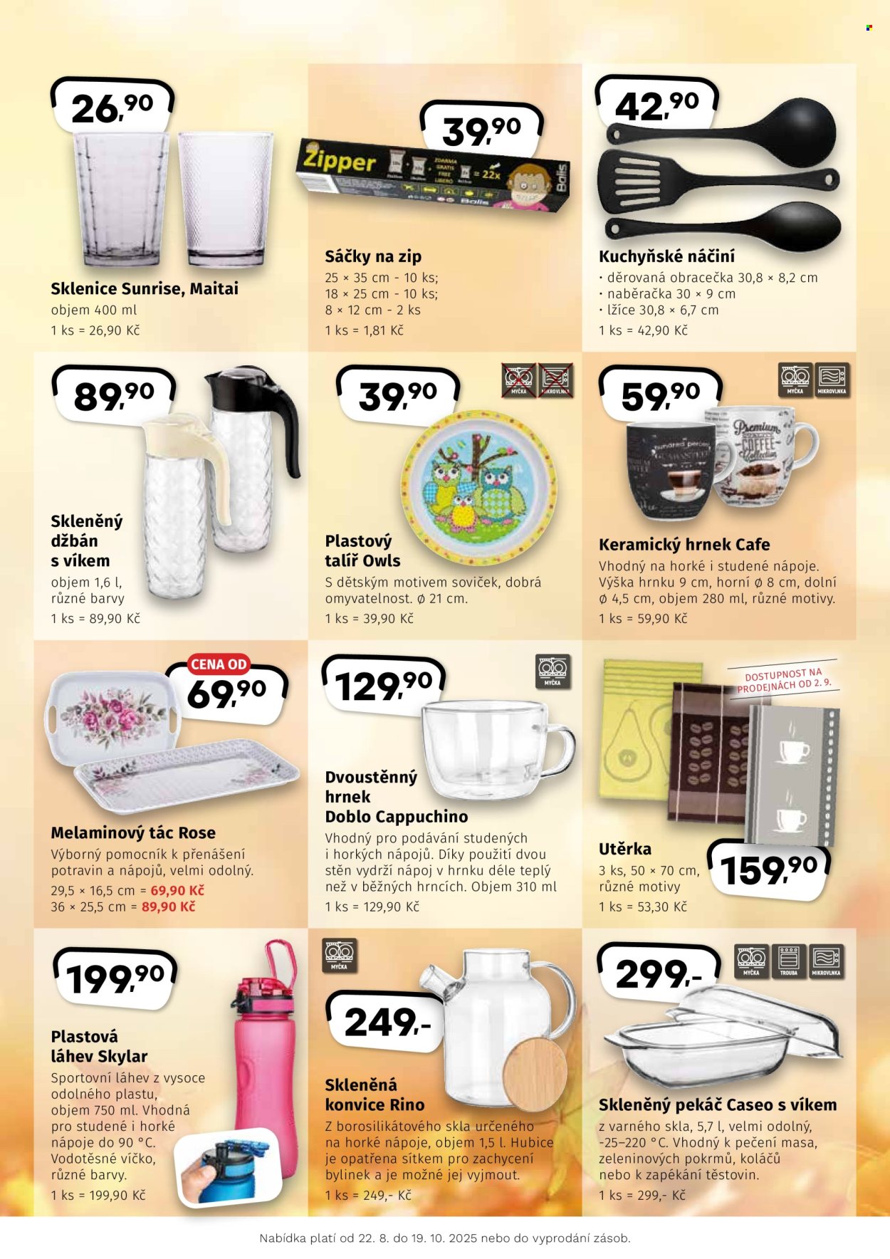 Leták Konzum - 22.8.2025 - 19.10.2025. Strana 5