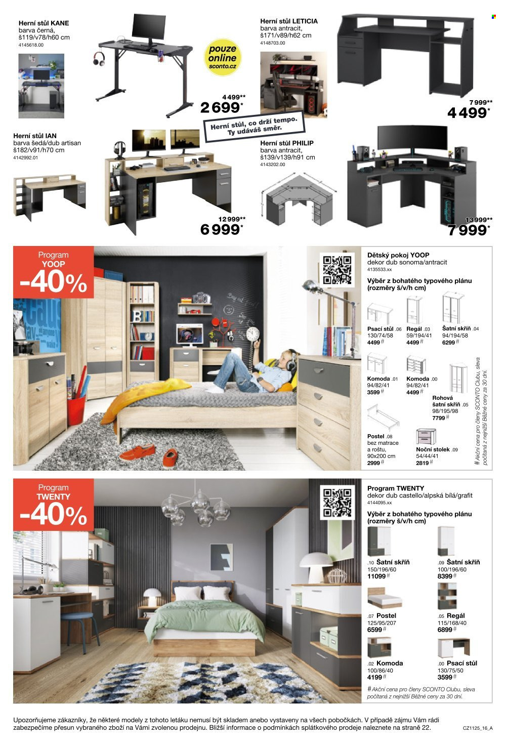 Leták SCONTO NÁBYTEK - 27.8.2025 - 23.9.2025. Strana 16