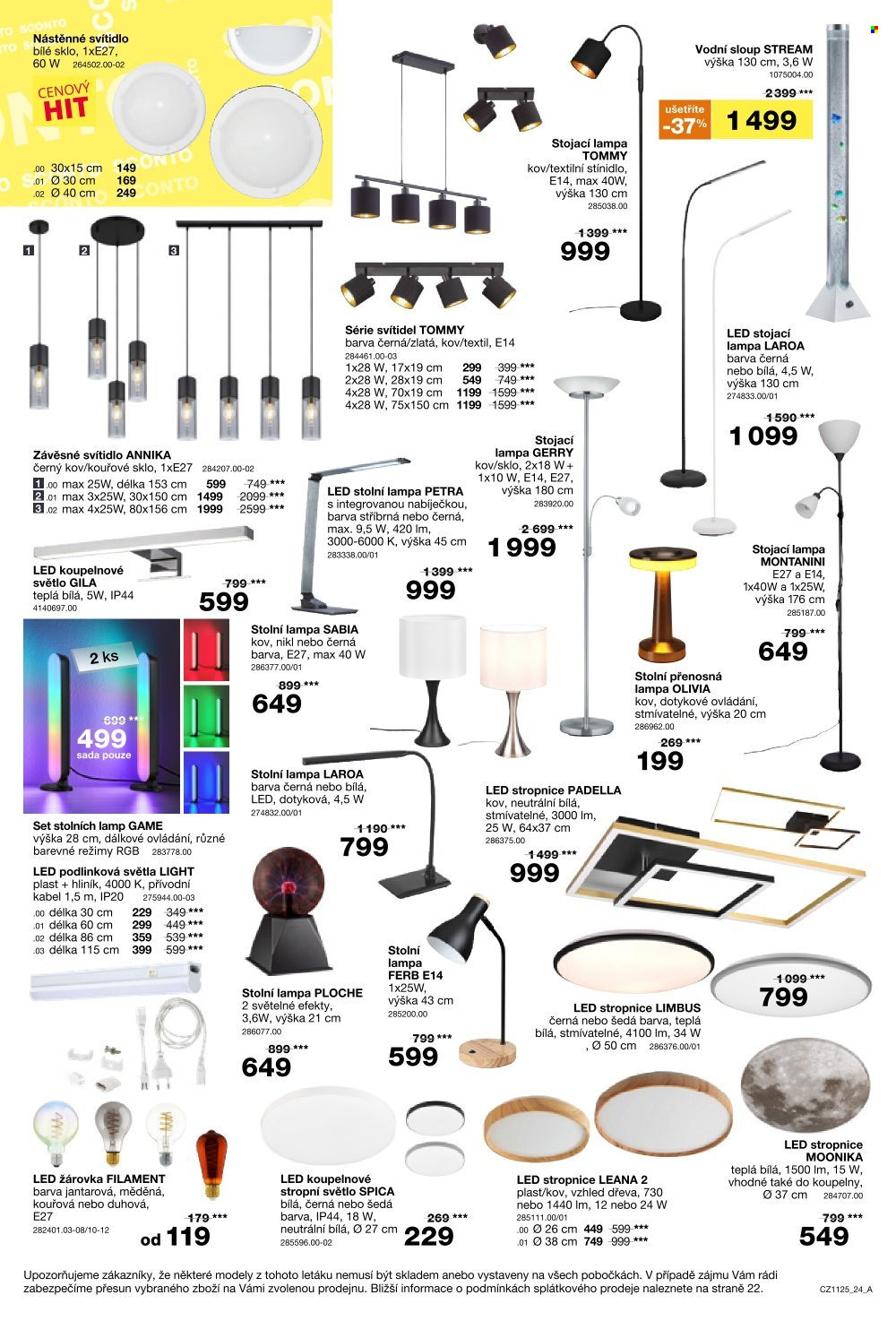 Leták SCONTO NÁBYTEK - 27.8.2025 - 23.9.2025. Strana 24