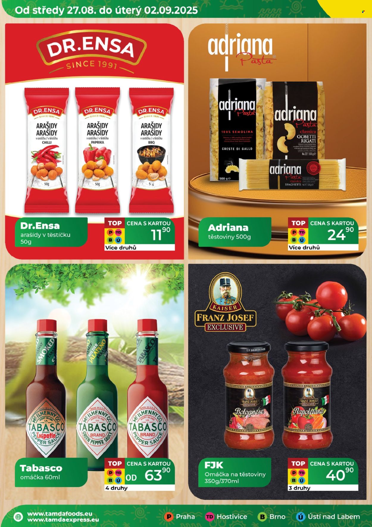 Leták Tamda Foods - 27.8.2025 - 2.9.2025. Strana 12