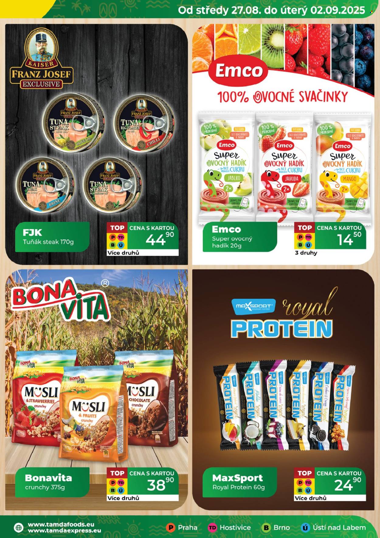 Leták Tamda Foods - 27.8.2025 - 2.9.2025. Strana 13