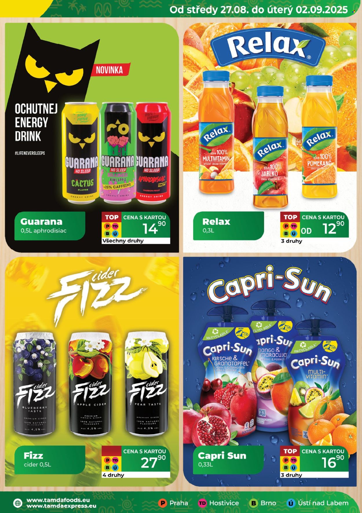 Leták Tamda Foods - 27.8.2025 - 2.9.2025. Strana 15
