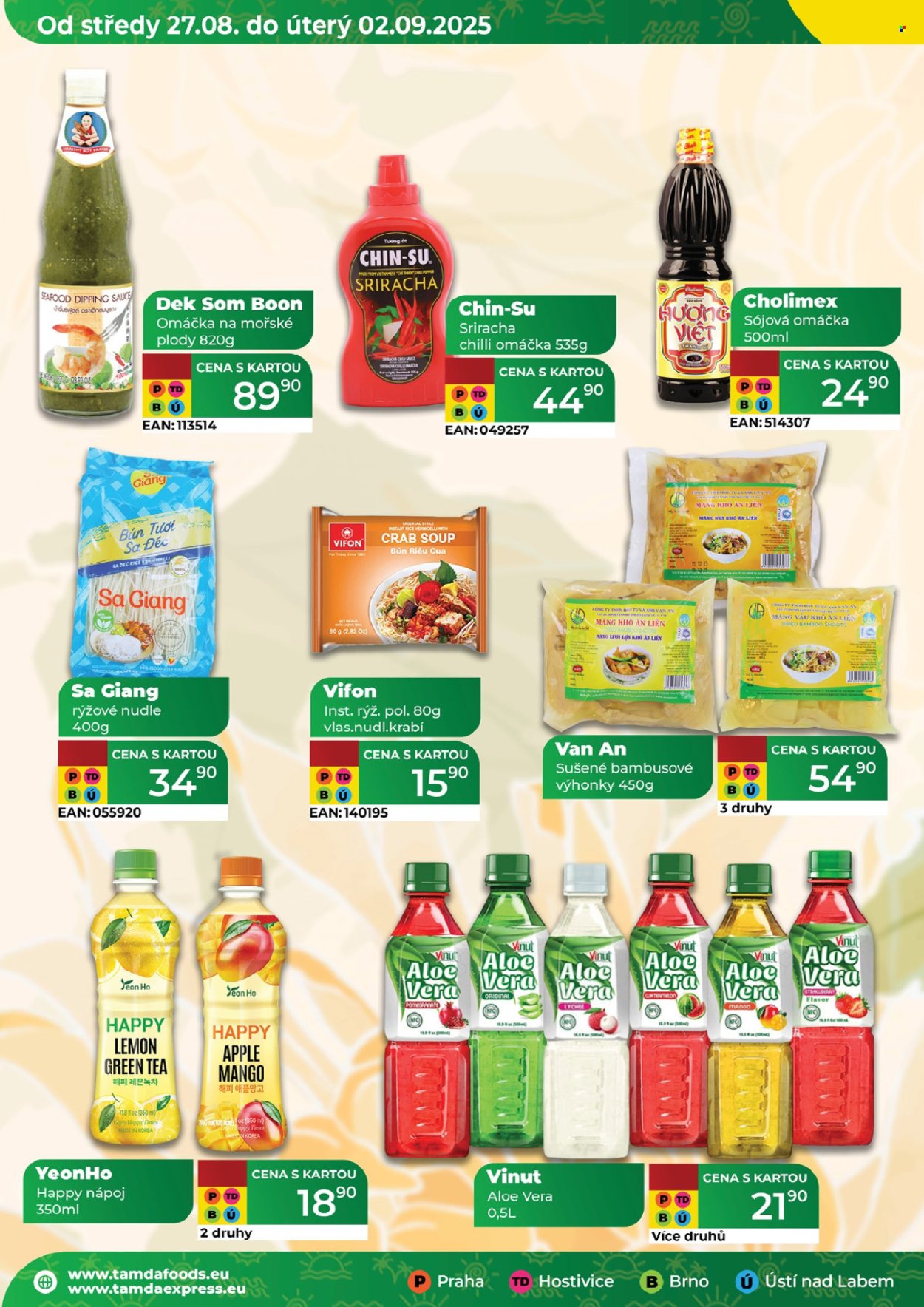 Leták Tamda Foods - 27.8.2025 - 2.9.2025. Strana 50