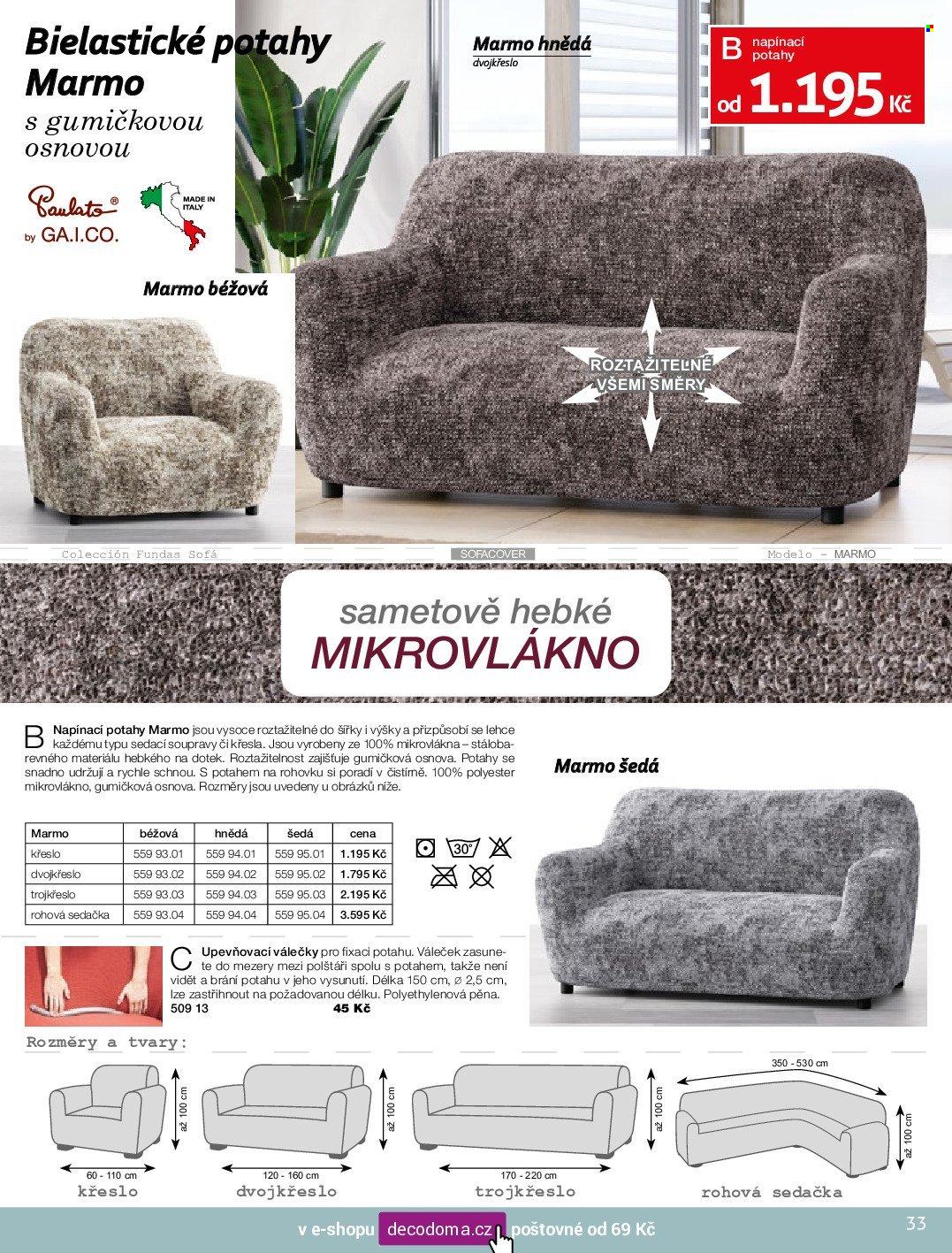 Leták decoDoma. Strana 33