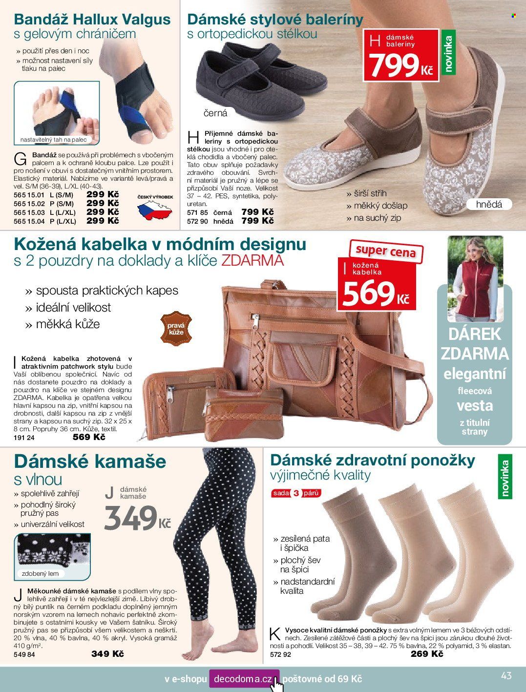 Leták decoDoma. Strana 43