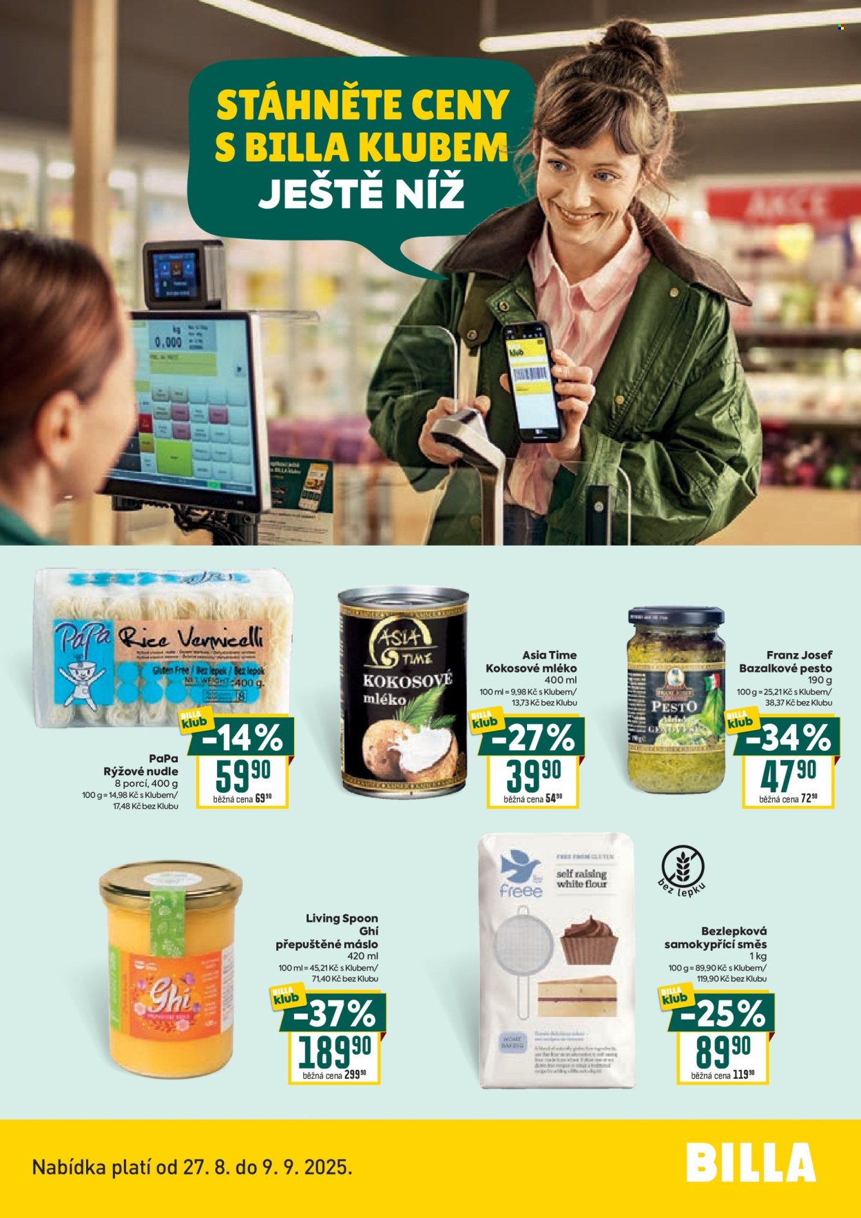 Leták BILLA - 27.8.2025 - 9.9.2025. Strana 2