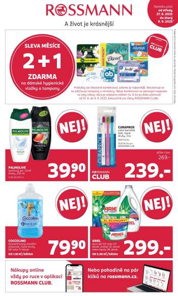 Leták ROSSMANN - 27.8.2025 - 9.9.2025.