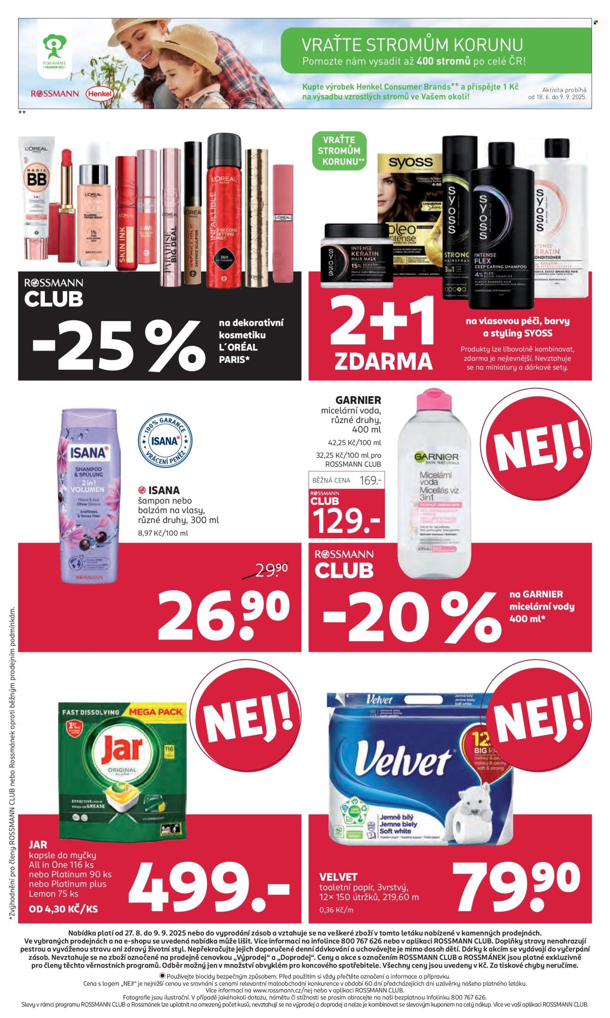 Leták ROSSMANN - 27.8.2025 - 9.9.2025. Strana 20