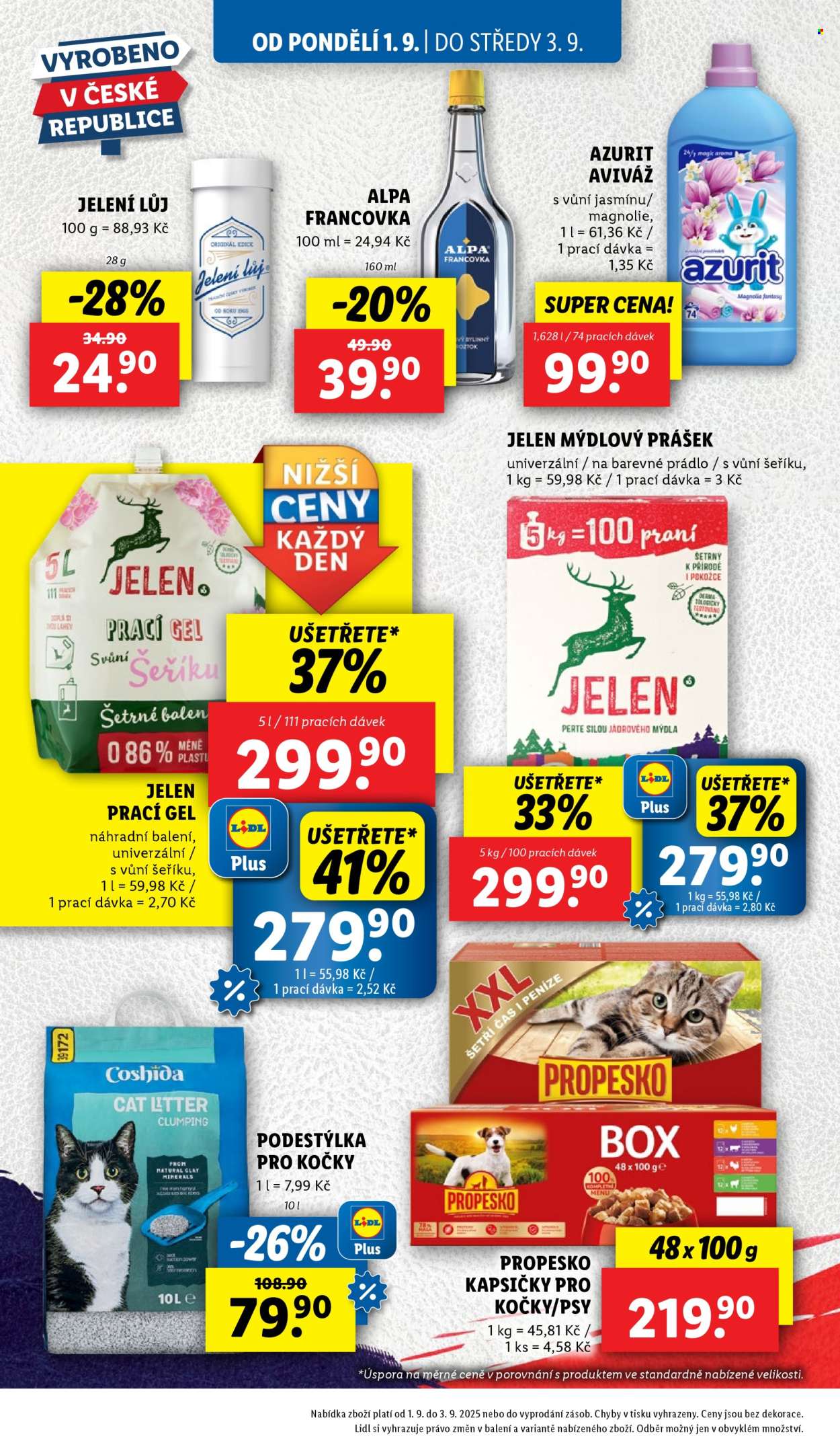 Leták Lidl - 1.9.2025 - 3.9.2025. Strana 26