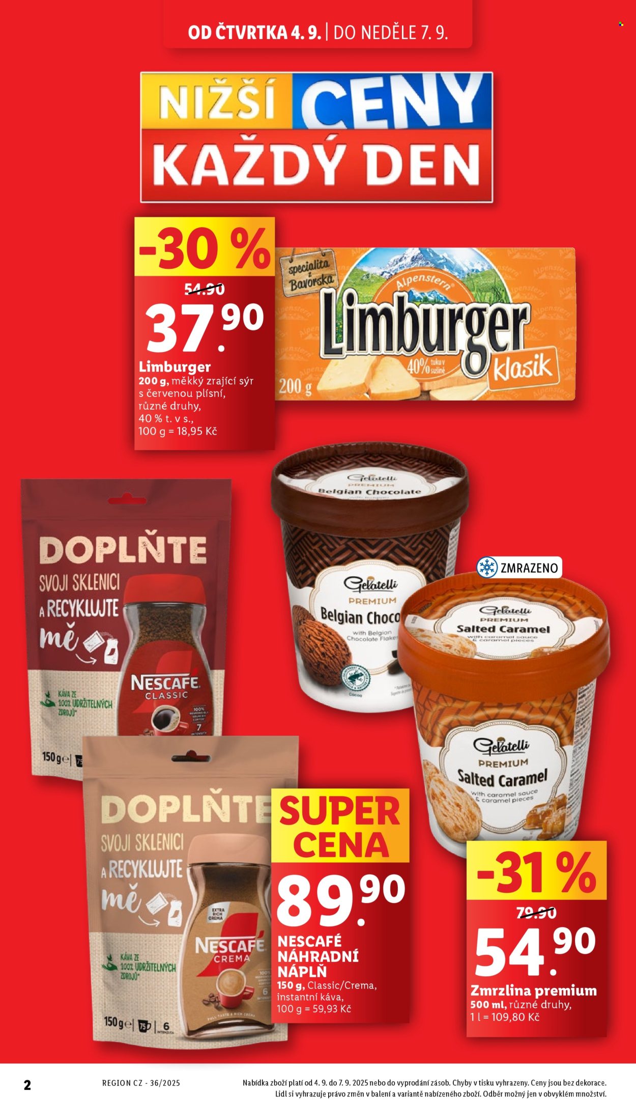 Leták Lidl - 4.9.2025 - 7.9.2025. Strana 2