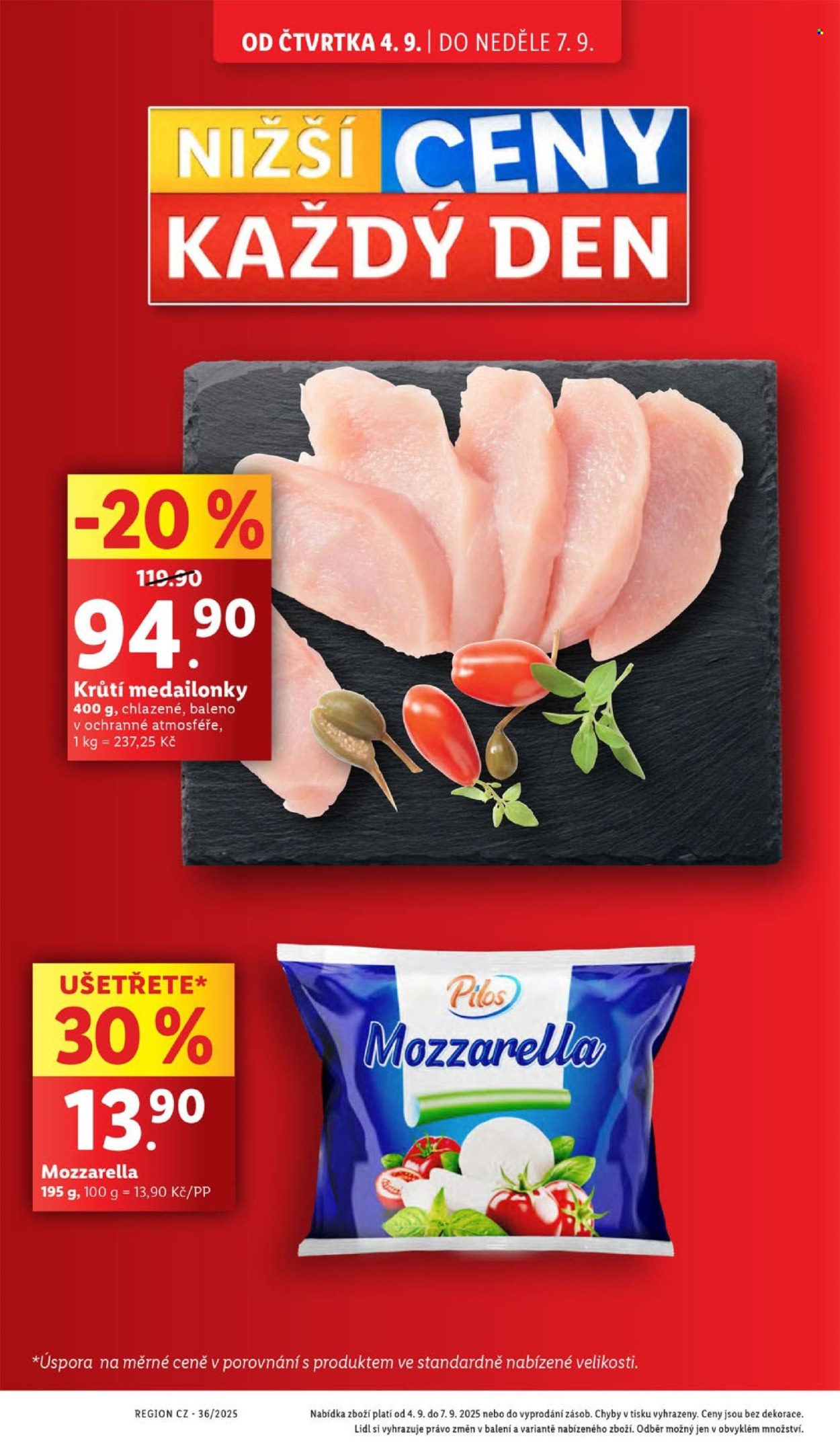 Leták Lidl - 4.9.2025 - 7.9.2025. Strana 4