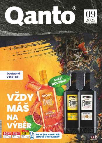 Leták Astur & Qanto velkoobchod - 1.9.2025 - 30.9.2025.