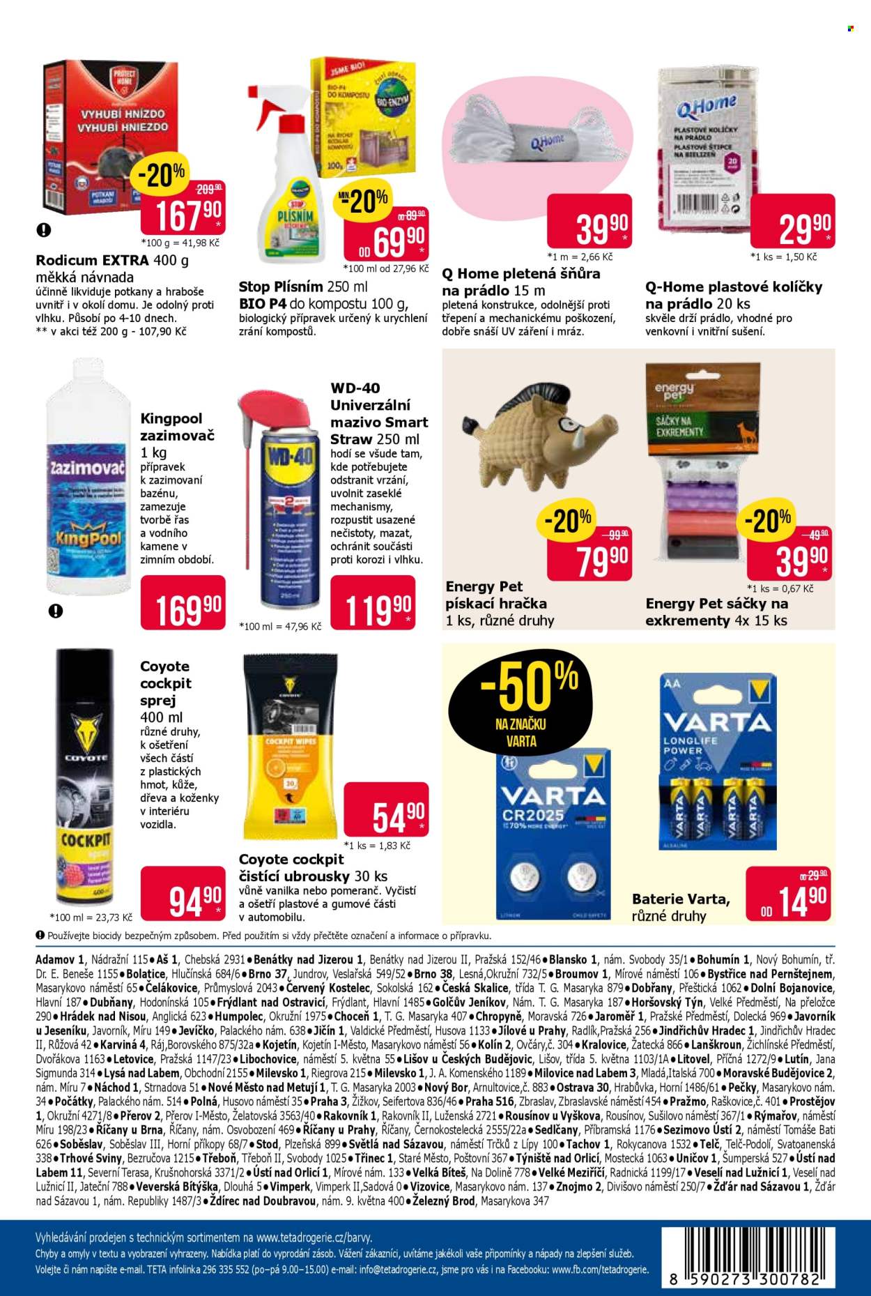 Leták Teta drogerie - 28.8.2025 - 23.9.2025. Strana 2