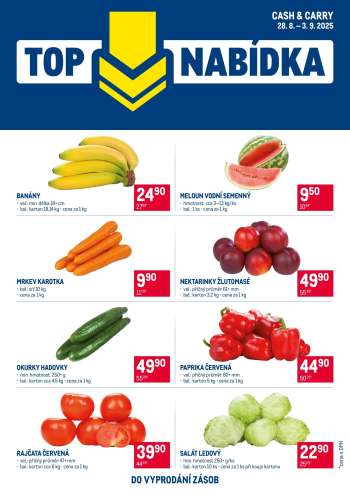 Leták MAKRO - 28.8.2025 - 3.9.2025.