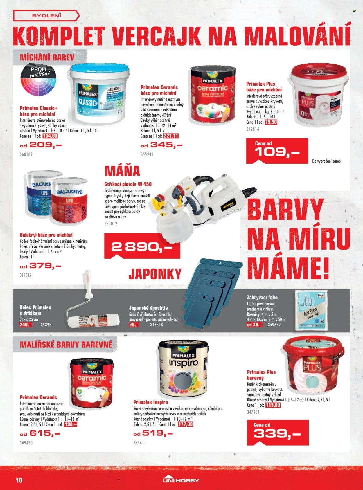 Leták UNI HOBBY - 28.8.2025 - 28.9.2025. Strana 10