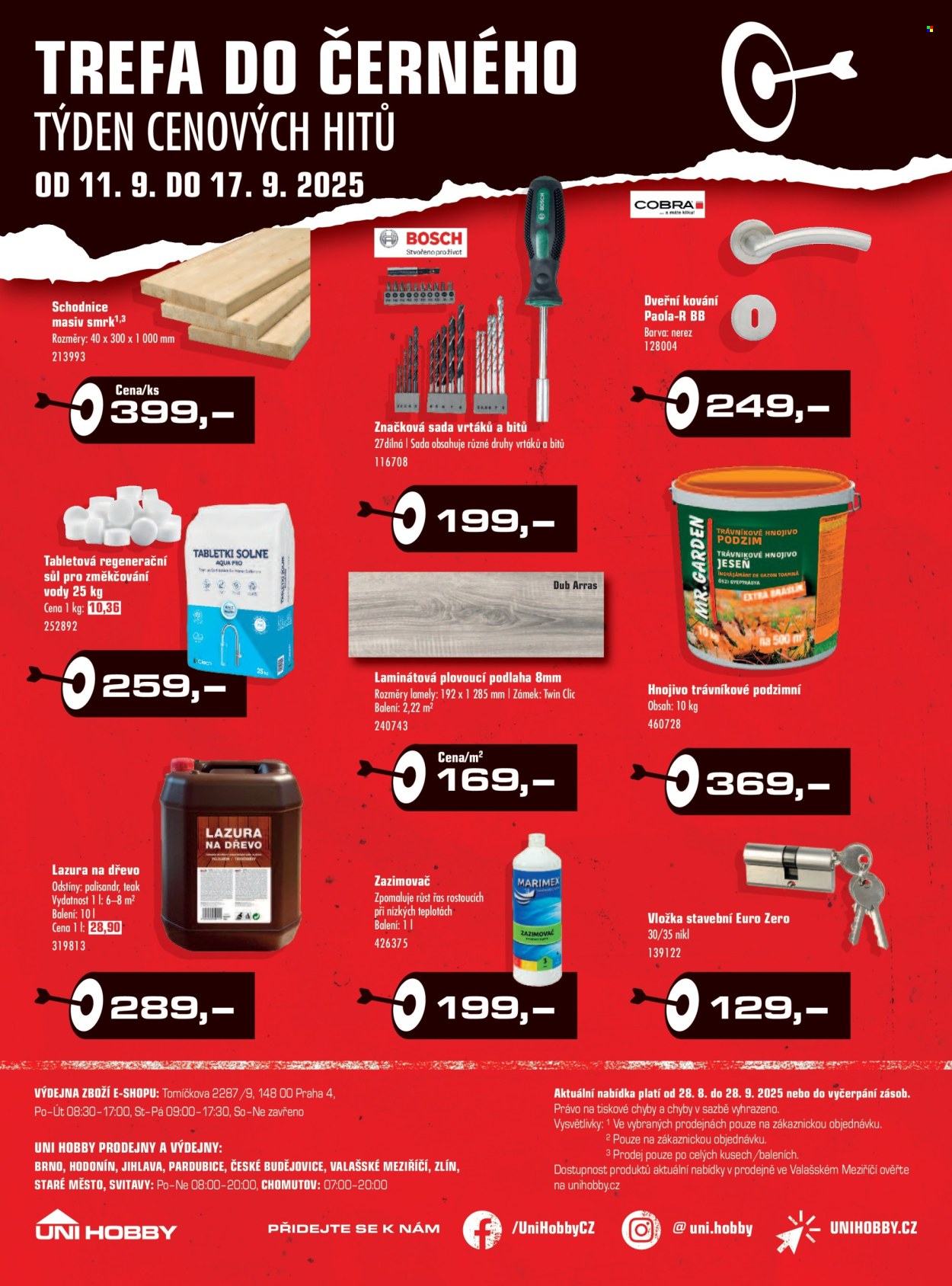 Leták UNI HOBBY - 28.8.2025 - 28.9.2025. Strana 36