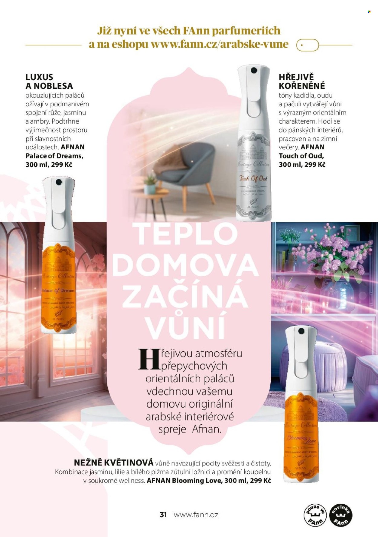 Leták FAnn parfumerie - 1.9.2025 - 31.10.2025. Strana 31