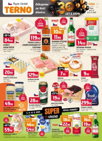 Leták coop TERNO - 3.9.2025 - 9.9.2025.