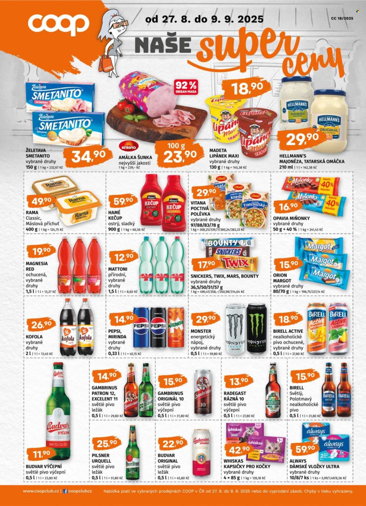 Leták coop TERNO - 3.9.2025 - 9.9.2025. Strana 17