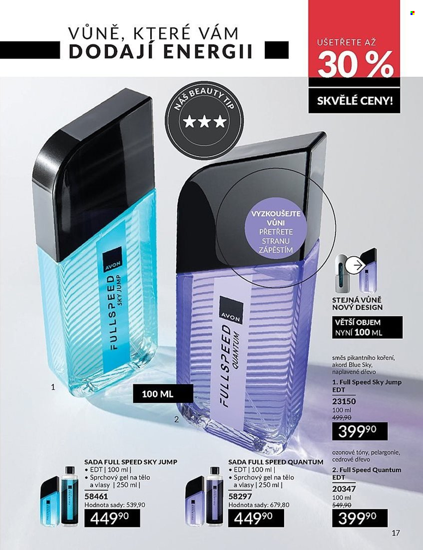 Leták AVON - 1.9.2025 - 30.9.2025. Strana 17