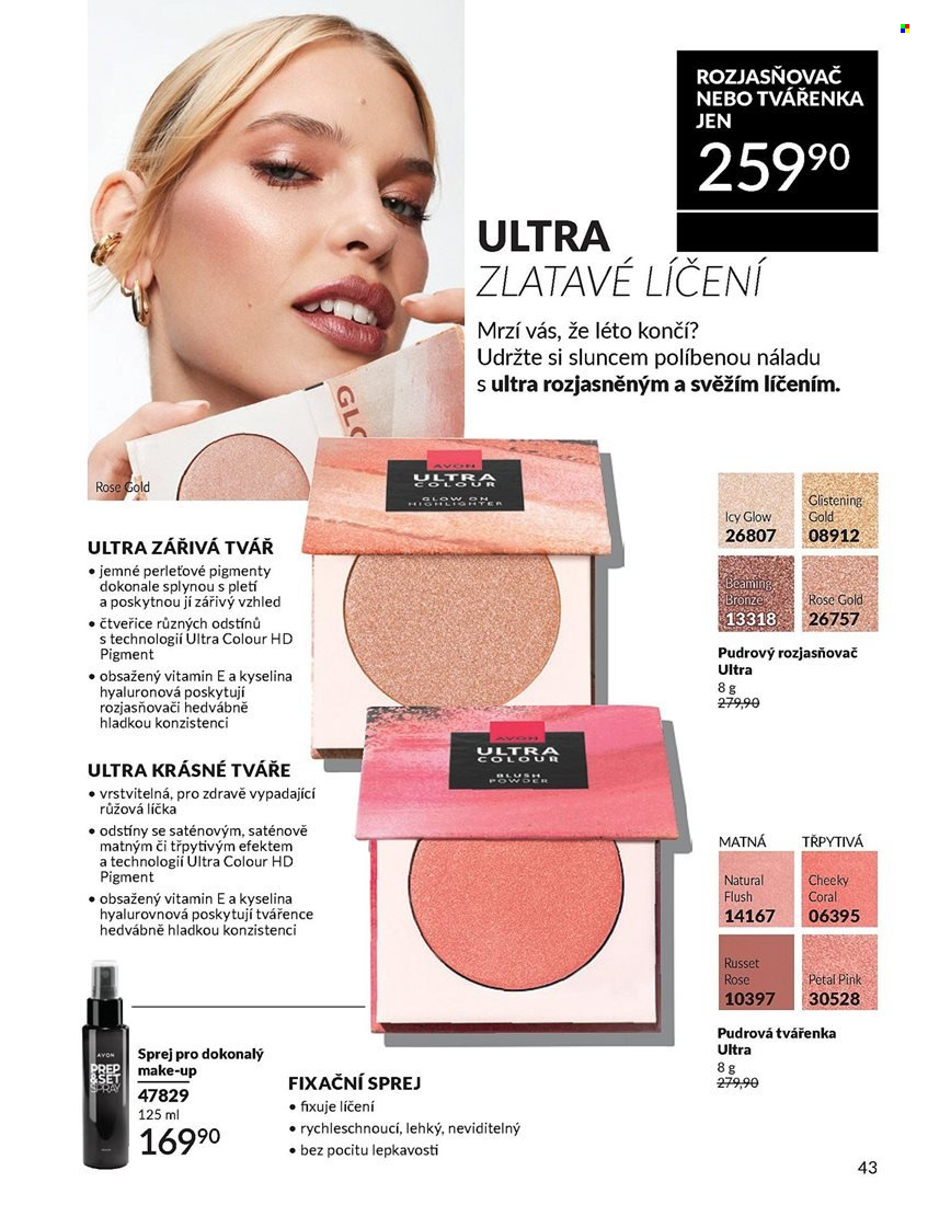 Leták AVON - 1.9.2025 - 30.9.2025. Strana 43