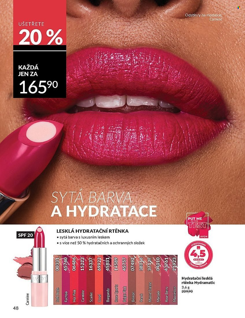 Leták AVON - 1.9.2025 - 30.9.2025. Strana 48