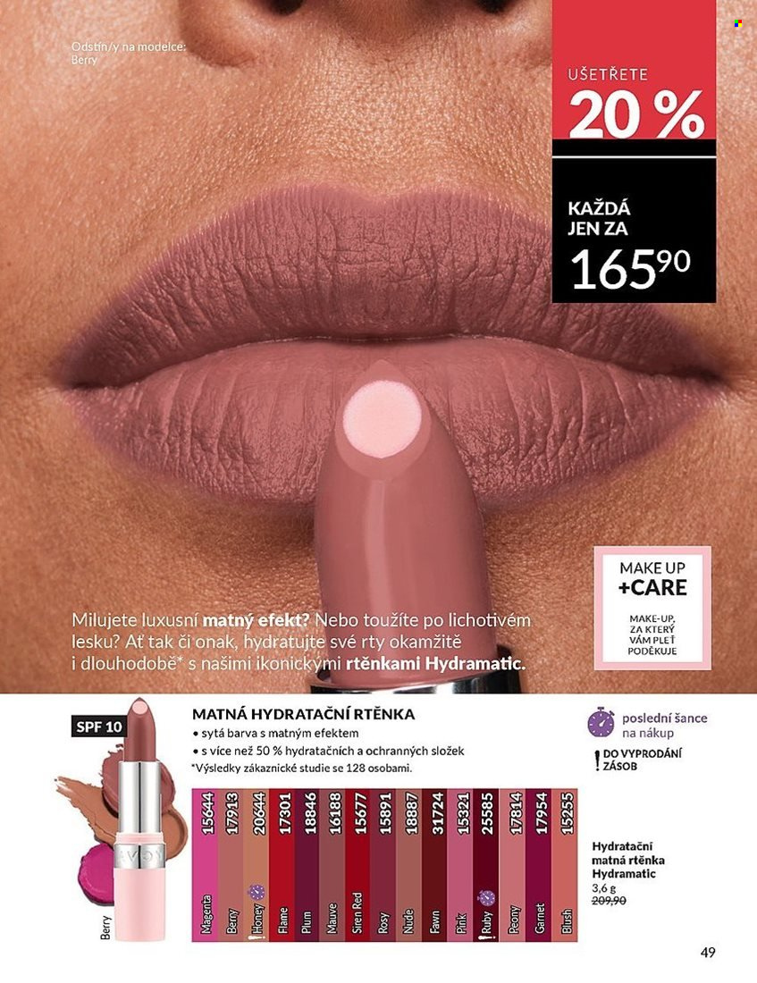 Leták AVON - 1.9.2025 - 30.9.2025. Strana 49