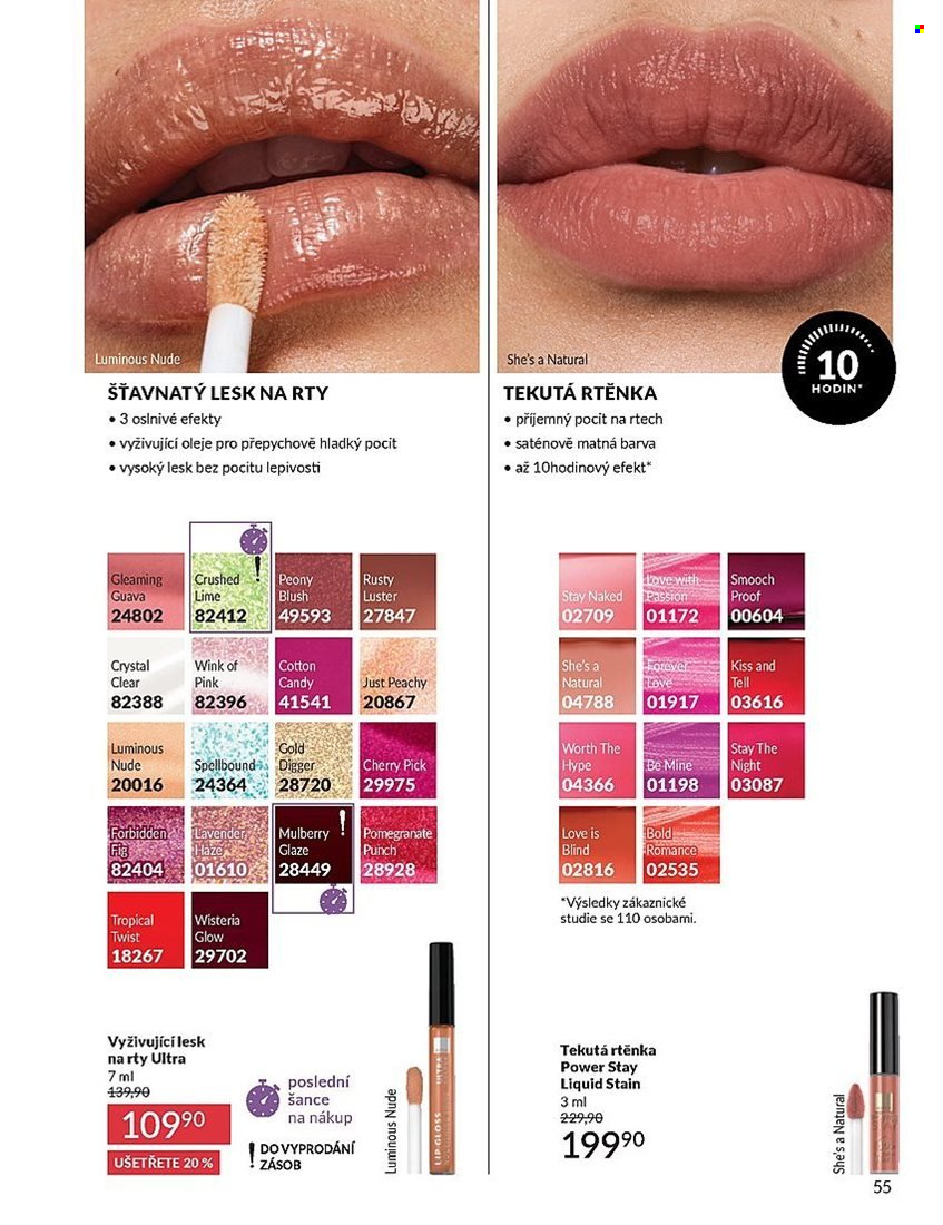 Leták AVON - 1.9.2025 - 30.9.2025. Strana 55