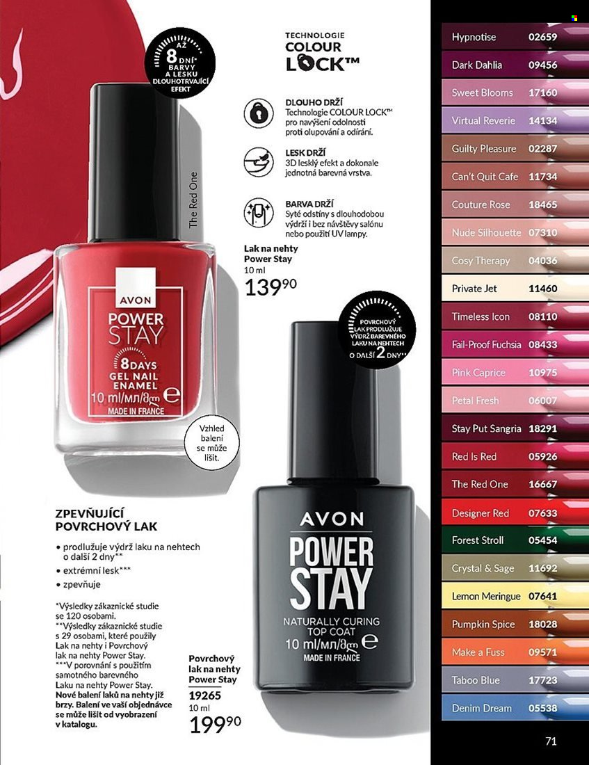 Leták AVON - 1.9.2025 - 30.9.2025. Strana 71