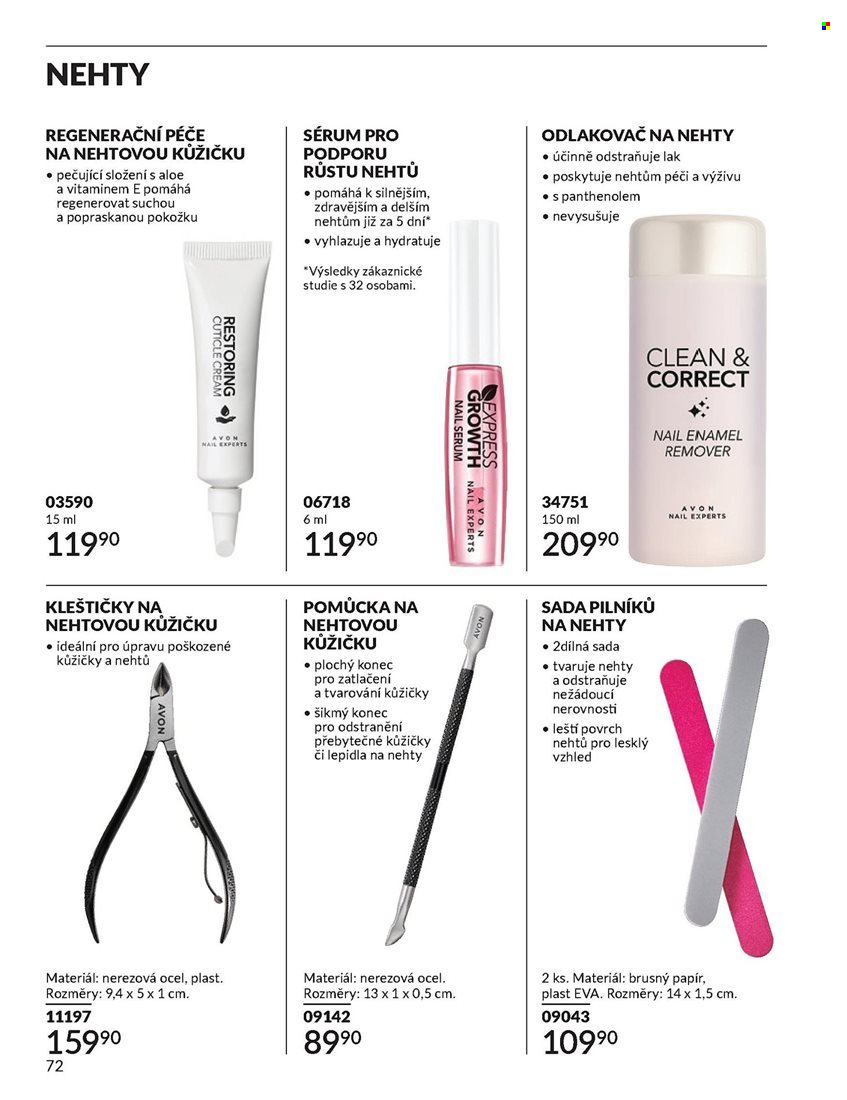Leták AVON - 1.9.2025 - 30.9.2025. Strana 72