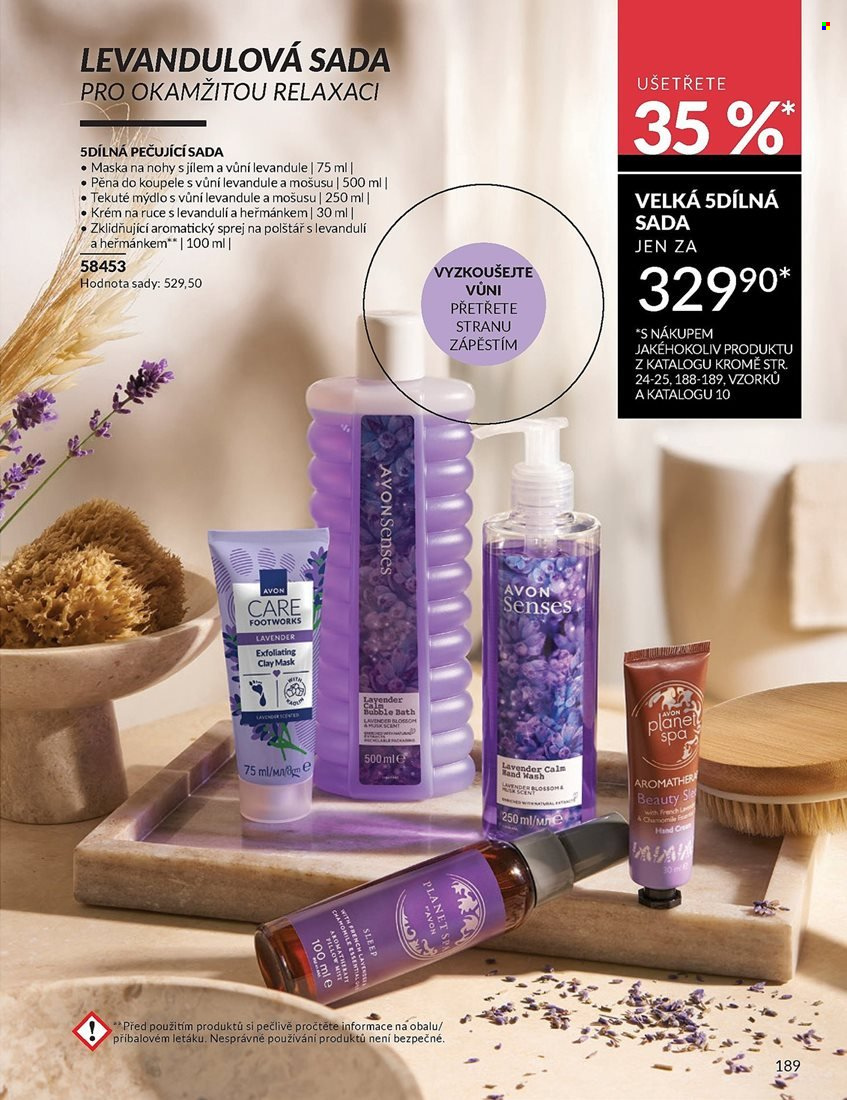 Leták AVON - 1.9.2025 - 30.9.2025. Strana 189