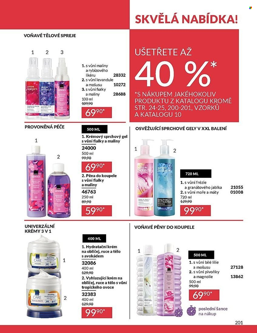 Leták AVON - 1.9.2025 - 30.9.2025. Strana 201