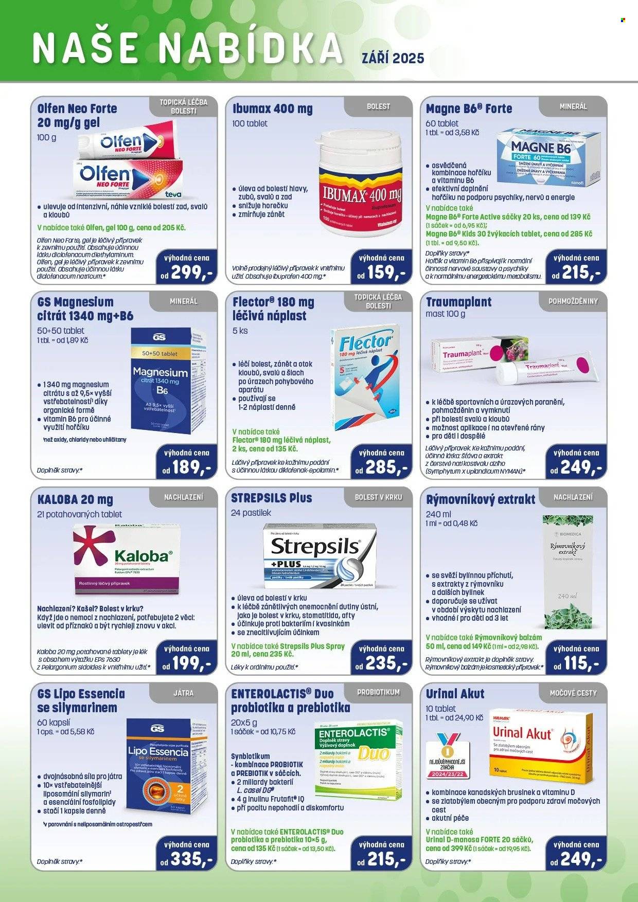 Leták PharmaPoint - 1.9.2025 - 30.9.2025. Strana 2