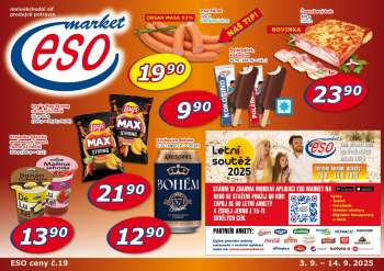 Leták ESO MARKET - 3.9.2025 - 14.9.2025.