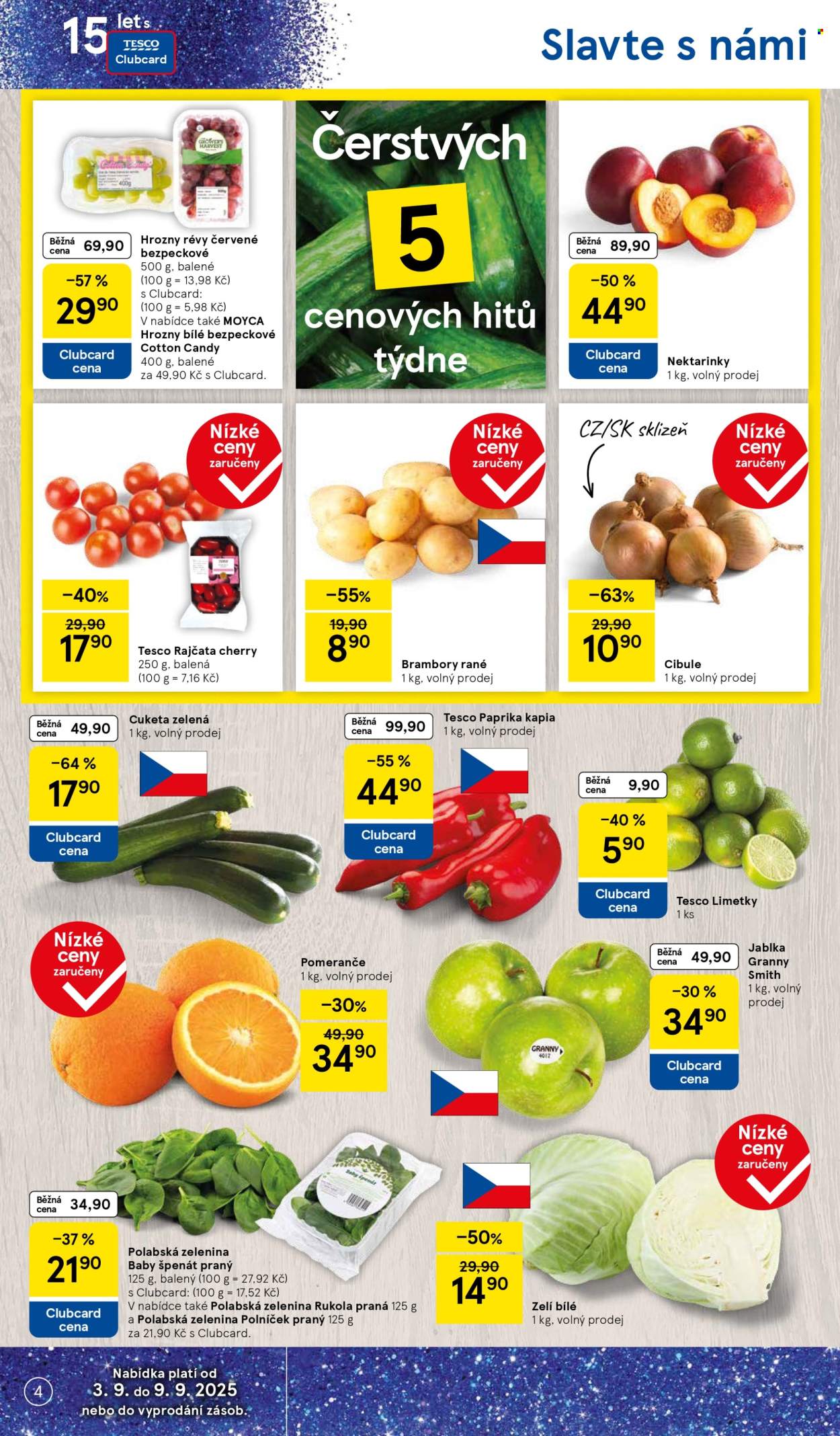 Leták TESCO - 3.9.2025 - 9.9.2025. Strana 4