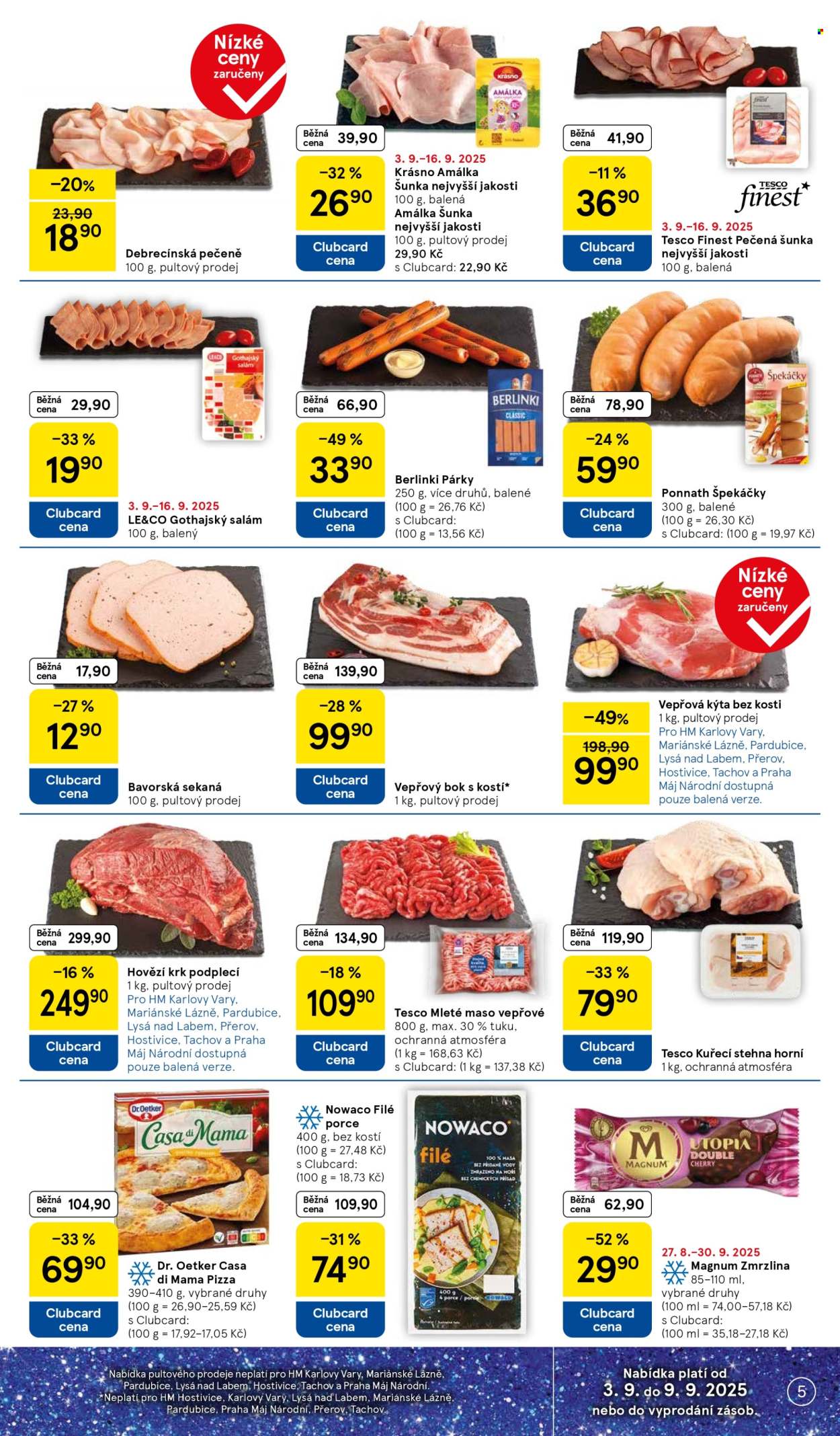 Leták TESCO - 3.9.2025 - 9.9.2025. Strana 5